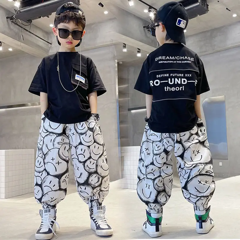 

2021 Boys Clothes New Summer Style Boys Clothing Sets Letter Print T-Shirt Shorts 2pcs For Kids Boys Clothes 3-12 Y Children