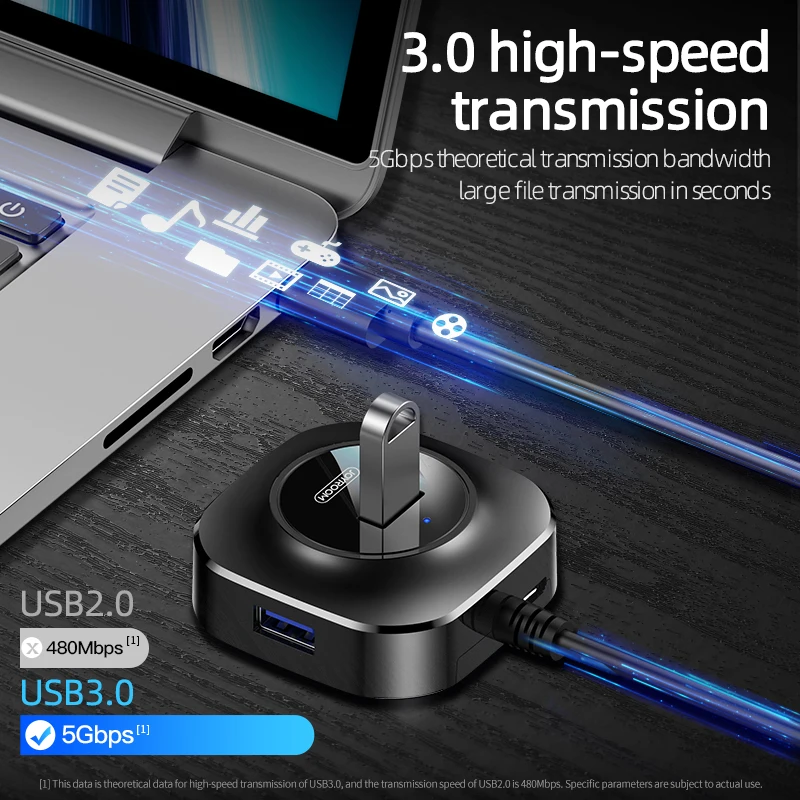 USB 3.0 Hub Expander Hub2.0 Speed Multiple 4 Ports 0.25M Adapter Micro For Computer PC Laptop Splitter Connector | Компьютеры и офис