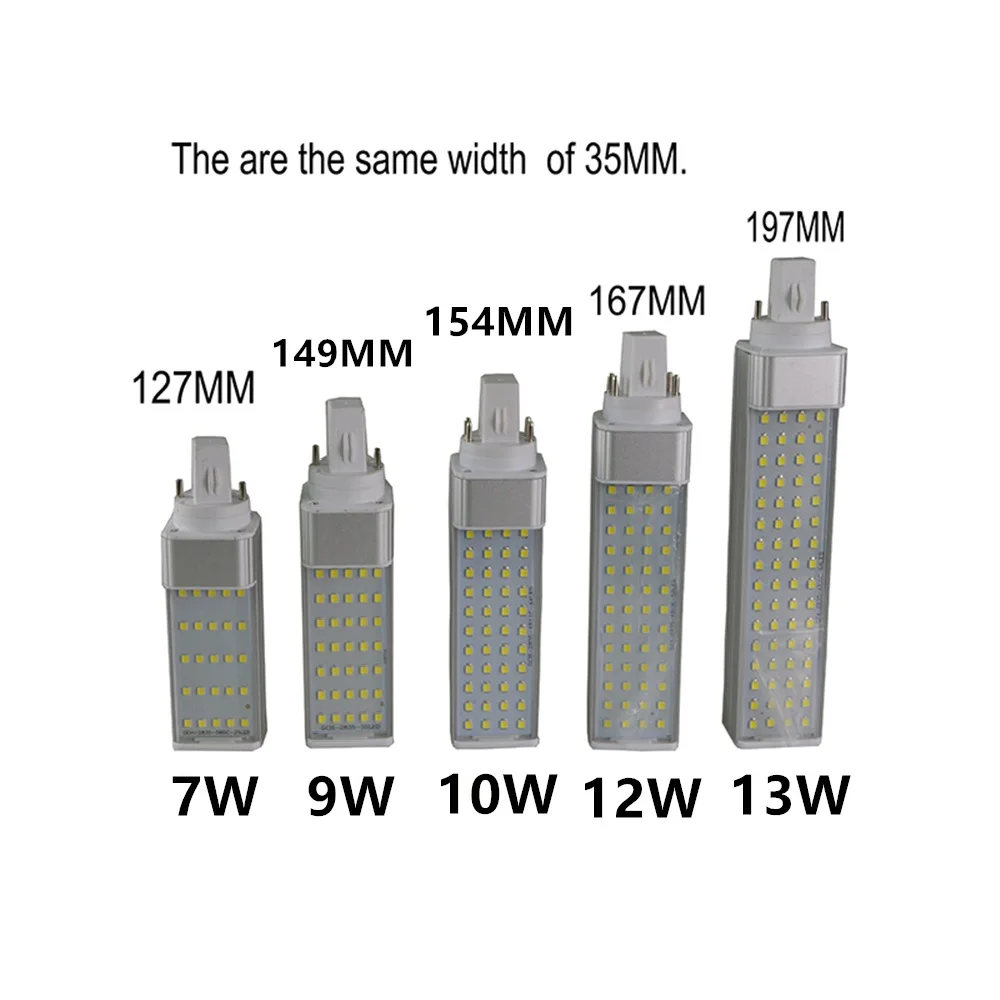Светодиодная лампа G24 LED PL Lamp 12W G24Q C G24D светодиодные лампы 1 2 CFL 26W сменные