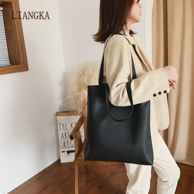 

Лидер продаж, женская сумка, вместительные сумки на плечо, высококачественные сумки на плечо из искусственной кожи, женские натуральные сум...