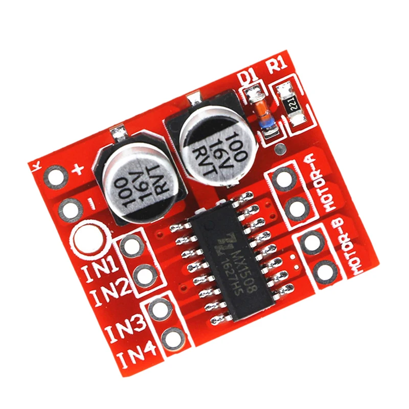 

new 1pcs/2pcs Mini Module PWM Speed Control Beyond L298N1.5A 2-Way MX1508 DC Motor Driver Module PWM Speed Dual H-Bridge Stepper