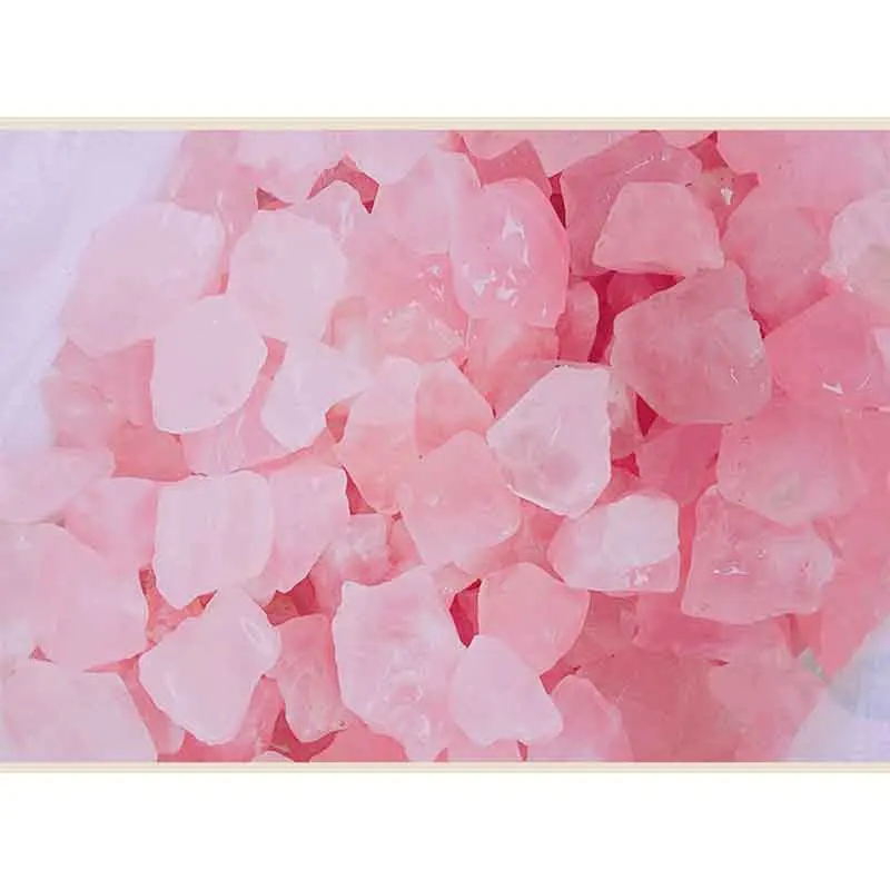 Розовый натуральный камень кристалл для поделок Cuarzo Пьедра кварц Минеральные