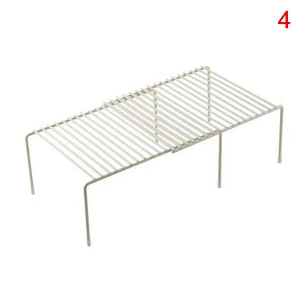 

Cabinet Shelf Organizers Stackable Expandable Set of 2 Metal Kitchen Counter Metal Shelves H88F