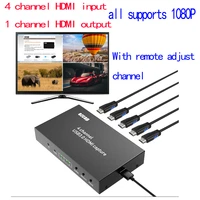 ezcap264 4 channel hdmi input video capture card 4x1 multi viewer hdmi capture card game recording box live streaming device