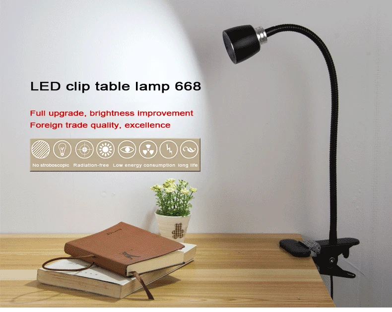 USB источник питания штатив перезаряжаемая Светодиодная настольная лампа гибкие