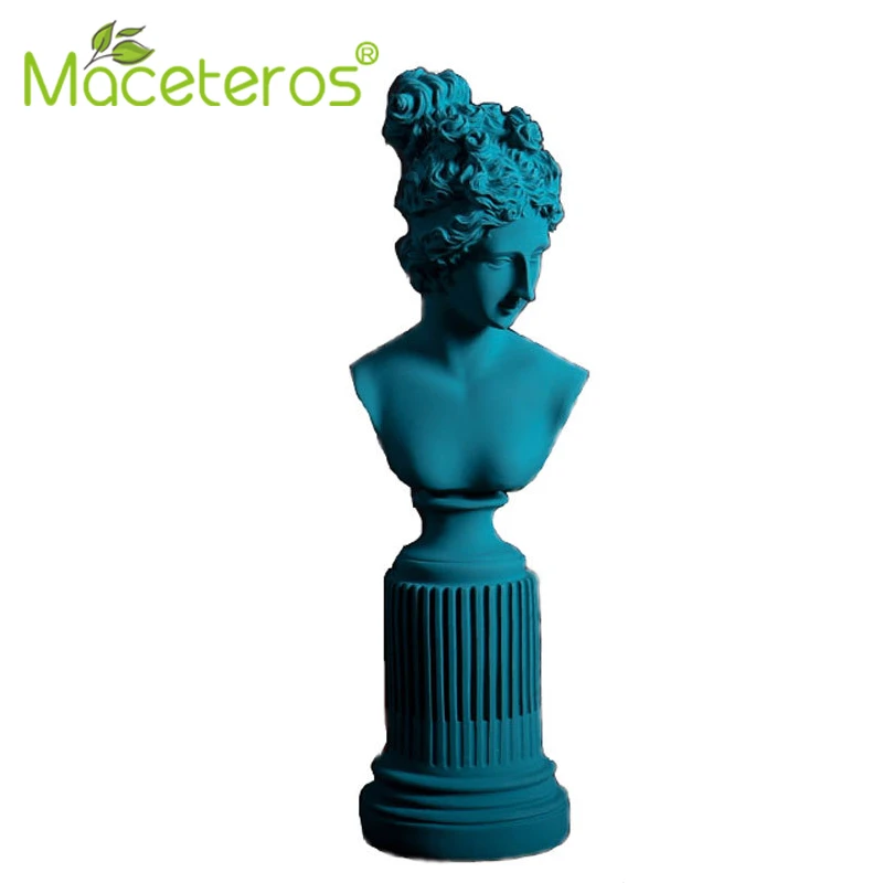 

Nordic Minimalist Art Statue Sculpture Decoration Synthetic Resin Portrait Decoration Living Room Gardening Decoration Supplies