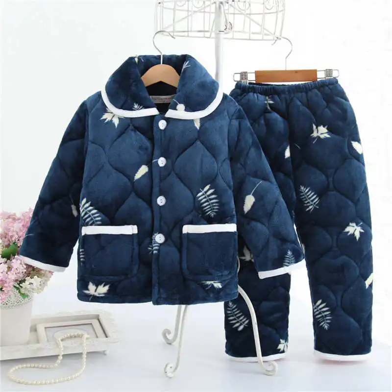 6170 pajama sets Pijama infantil; детская одежда; зимние пижамные комплекты; утепленная Пижама; комплект; детские пижамы; детская фланелевая одежда для сна; пижамы для младенцев - Цвет: 6170 pajama sets