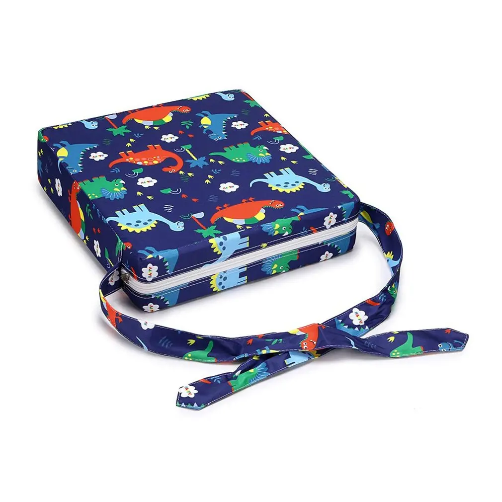 

Children Dining Chair Washable Waterproof Raised Cushion Removable Adjustable Cushion Elevated Safety Belt Travel Mat