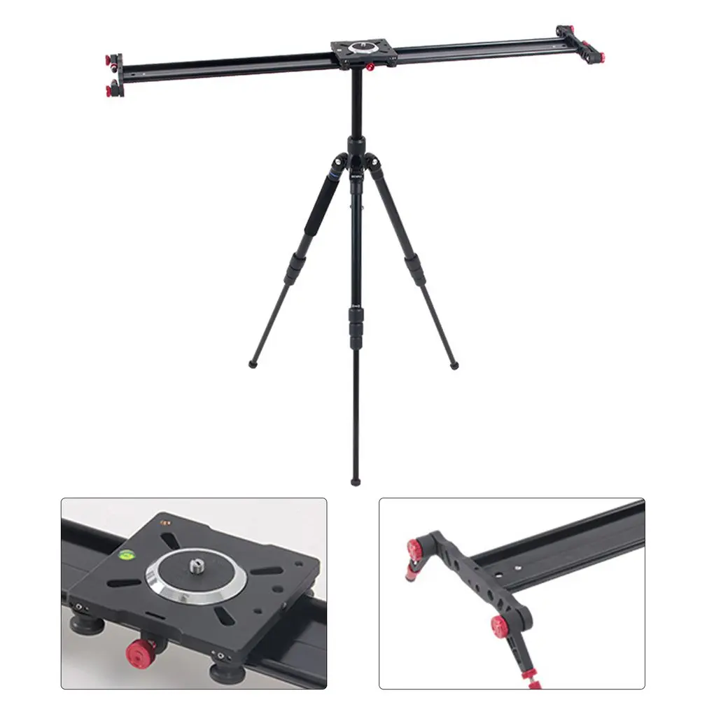 60 см Micro Camera Slider Rail Desktop Lager-Type Stabilisator Video Track Smartphone Universal |