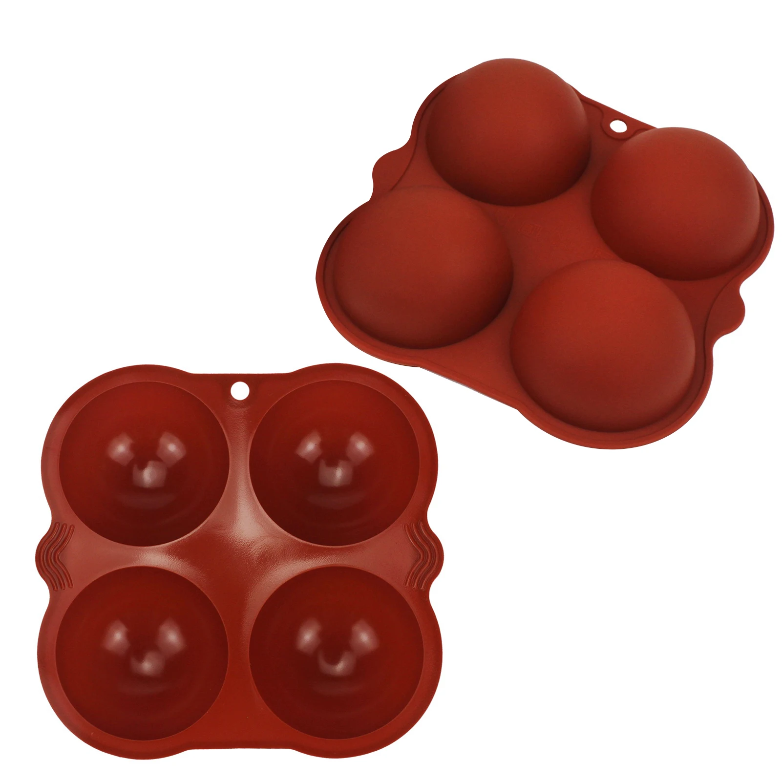

4-cup Silicone Baking Mold Chocolate Cake Jelly Baking Tools No BPA Strong flexible durable suitable for dishwashers not deform