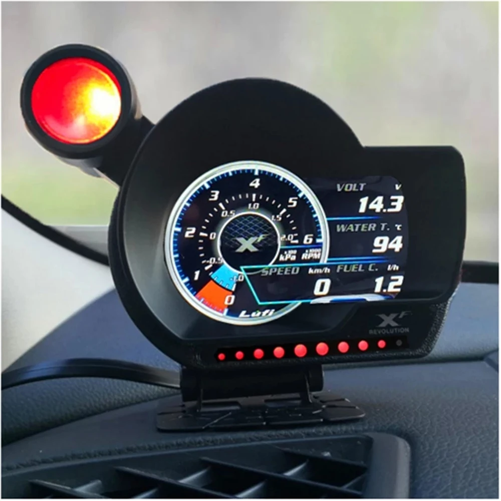 

Цифровой датчик давления масла LUFI XF OBD2 с разъемом, измеритель температуры для автомобиля, Afr RPM, скорости топлива, EXT Oil Meter