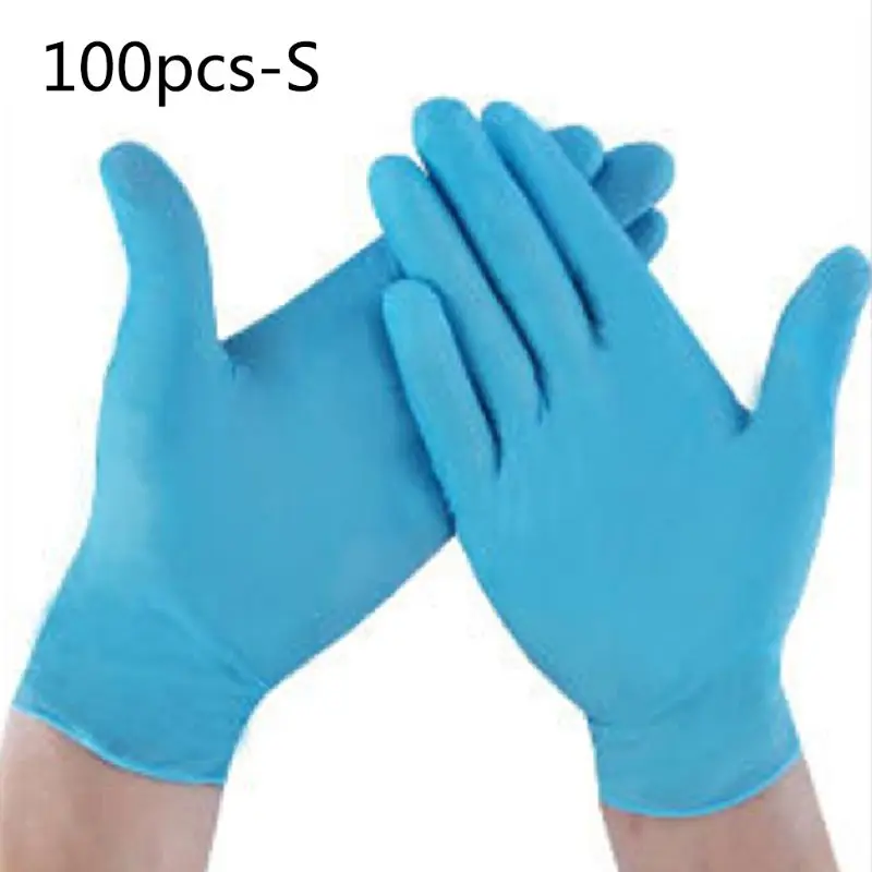 

100 Pcs Disposable Home Cleaning Washing Nitrile Glove Work Safety PVC Gloves
