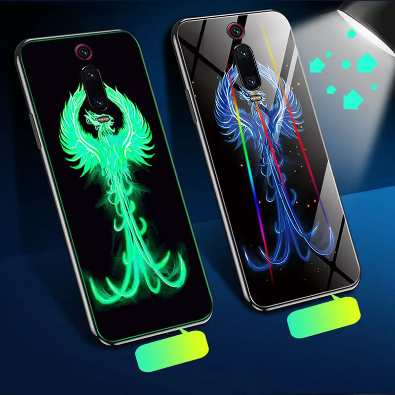Роскошный ударопрочный чехол из закаленного стекла Lu mi nous 7H для Xiaomi mi 9T Pro 9 анти-взрывающаяся задняя крышка для Red mi K20 Pro Note 7