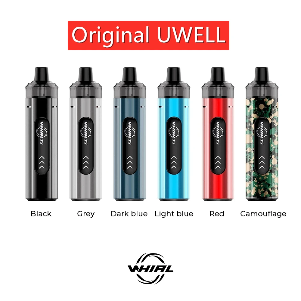 

Pod-система UWELL WHIRL T1, 3 мл, 16 Вт, 1300 мА · ч, вейп-комплект электронной сигареты