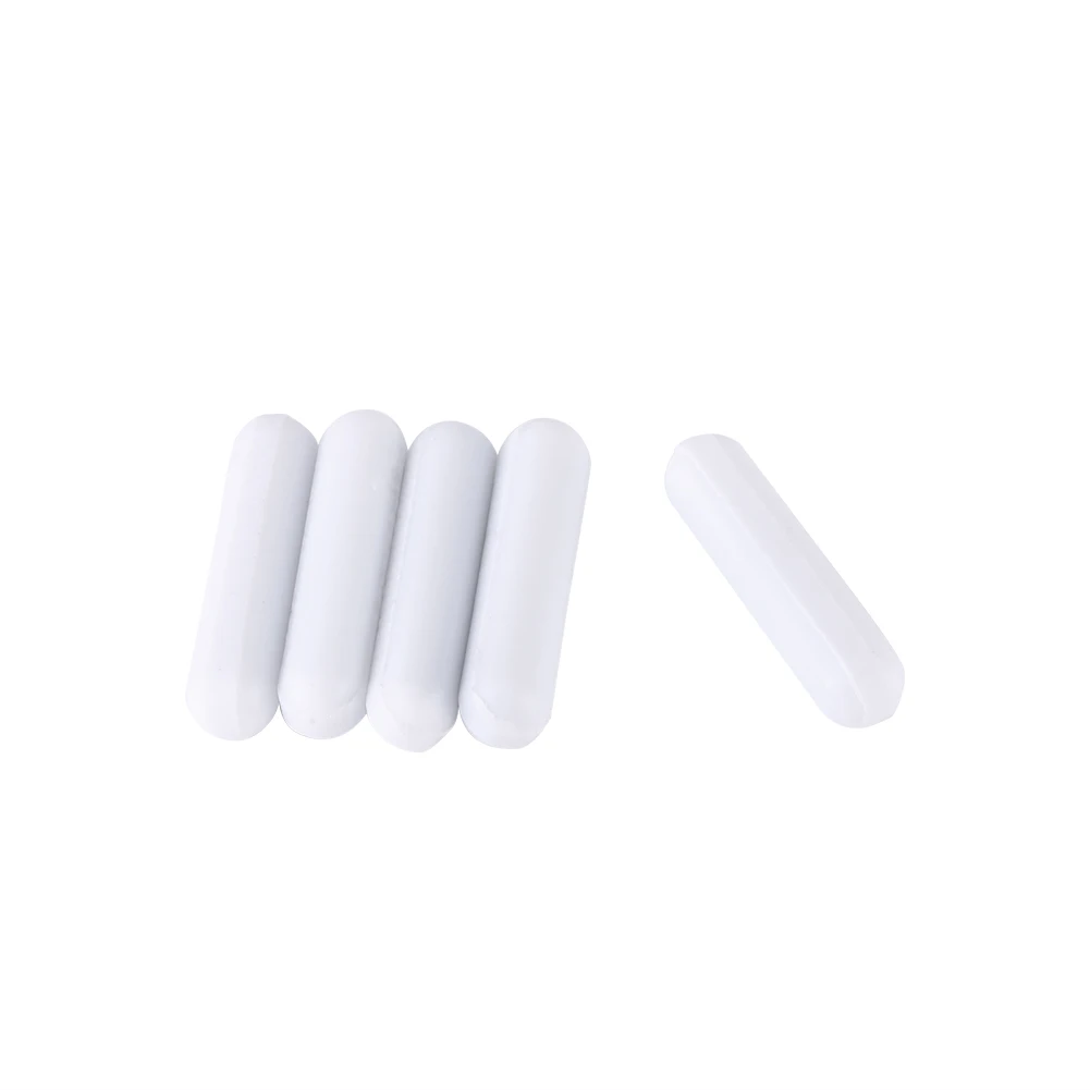 

White Color PTFE Stir Bar Laboratory Stirrer Flea Lab Spinners For Magnetic Mixer Magnetic Stirrer Cylindrical Magnet Rotor