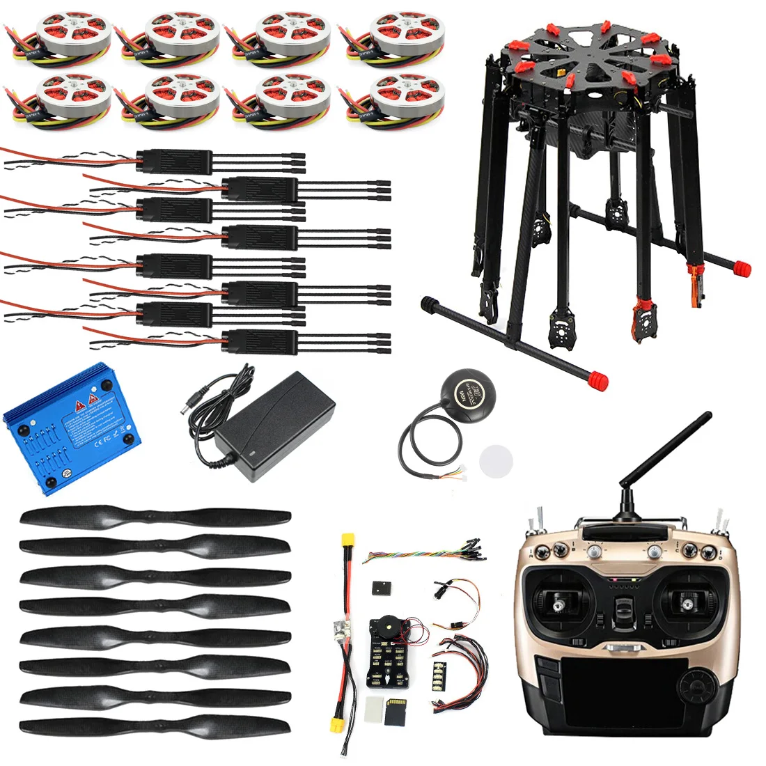 Самодельный GPS Дрон Tarot X8 TL8X000 8 осевой складной каркас 350KV 40A PX4 32 битный Контроллер