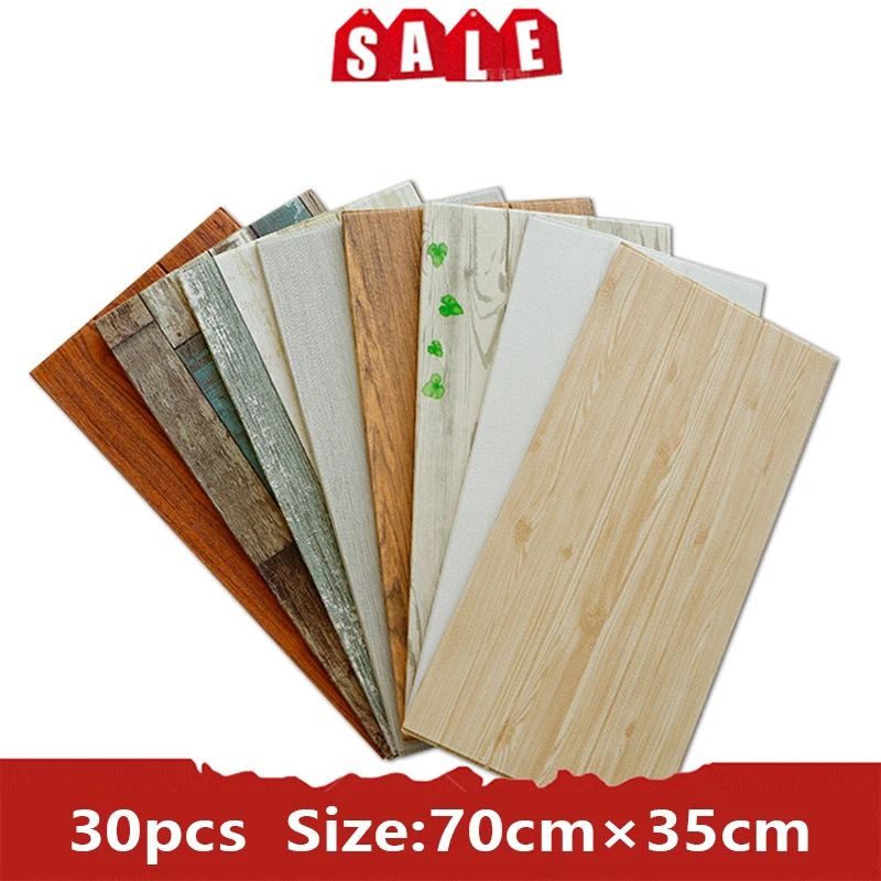 

30 шт., самоклеящиеся 3D-панели для украшения дома