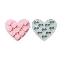 10 holes love candy silicone mold diy chocolate childrens food supplement cake decoration tool kitchen baking accessories