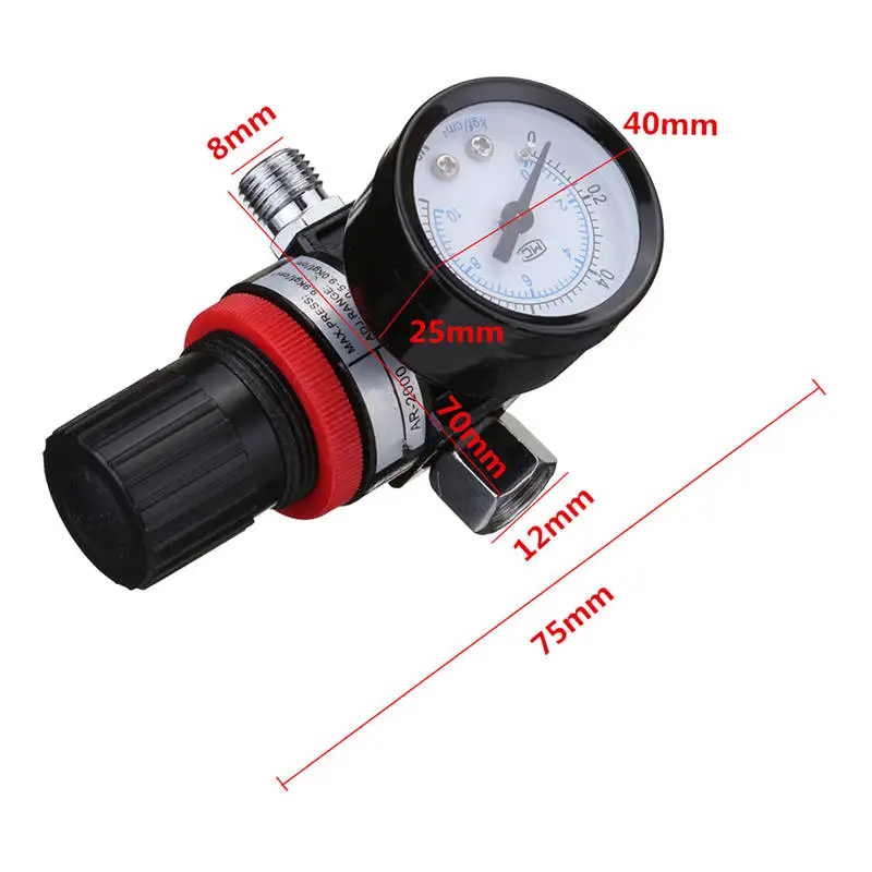 Распылитель регулятор воздушный компрессор манометр 0 10 бар регулирующий