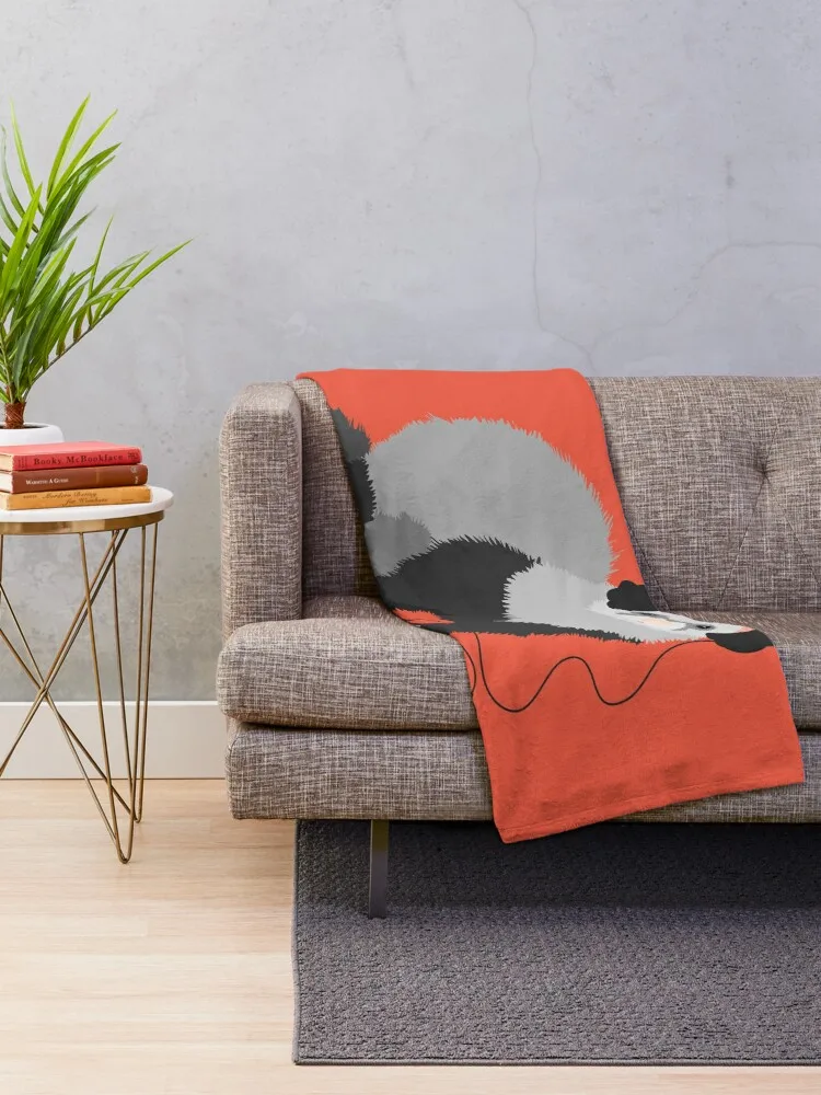 Забавное музыкальное хорьковое одеяло шерстяное Фланелевое плюшевое покрывало