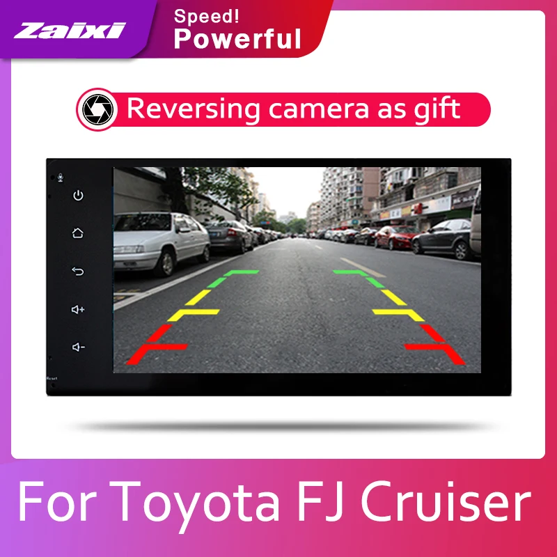 ZaiXi автомобильная система Android 1080P IPS ЖК экран для Toyota FJ Cruiser 2006 ~ 2018 автомобильный