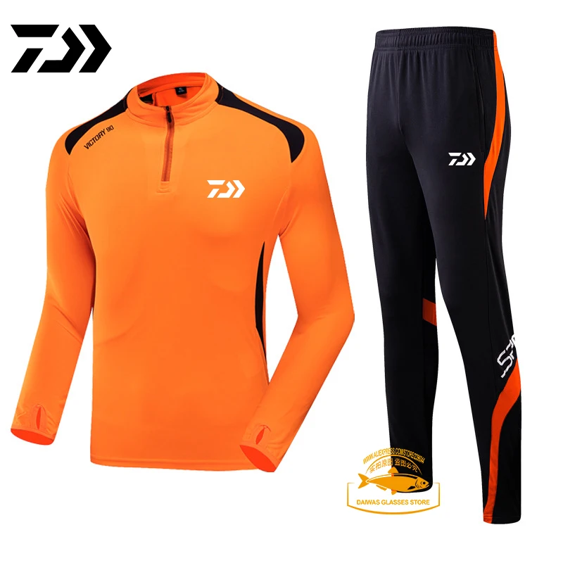 

Daiwa Mountain Bike Bicycle Men's Long-sleeve Suit Cycling Clothes Fishing Suit Breathable Cycling Clothes Jersey