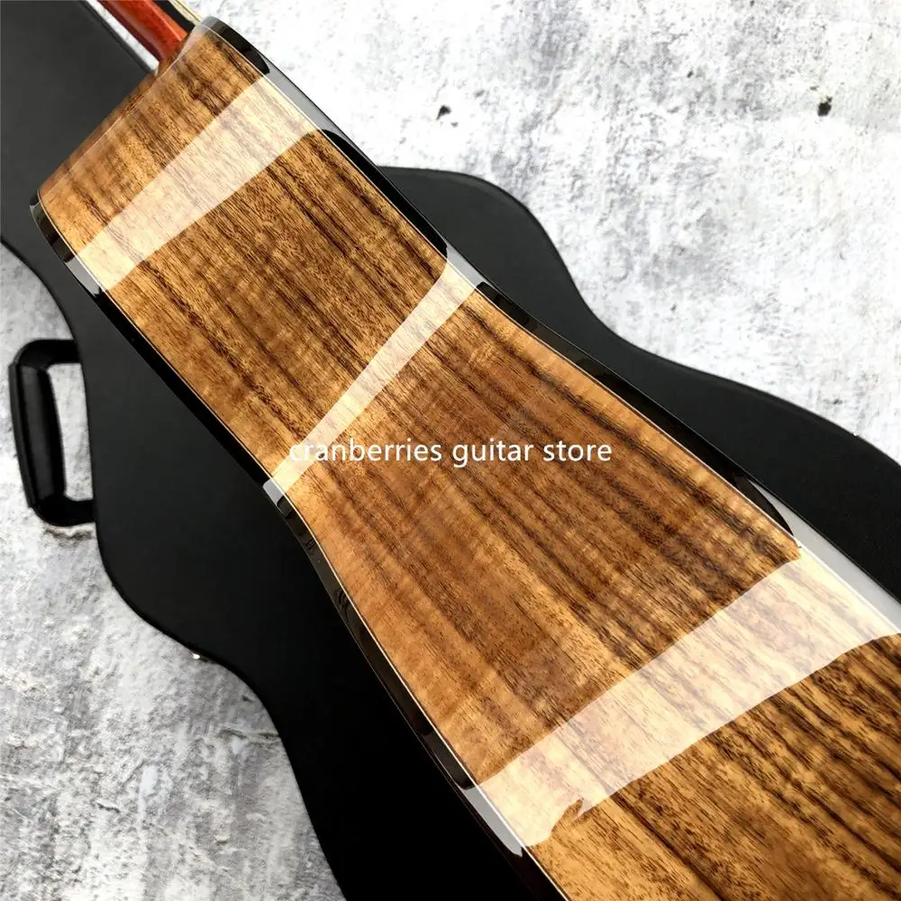 2020 neueste chaylor k24ce feste koa top akustische gitarre natürliche holz farbe 41 zoll k24 koa cutaway elektrische guitarra freies schiff f