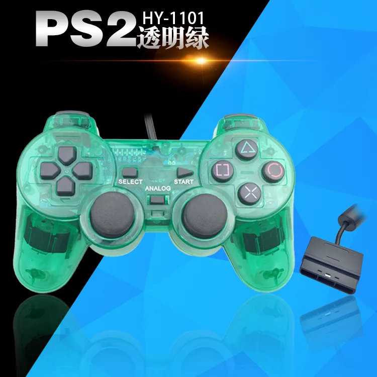Проводной геймпад для sony PS2 PS1 двойной контроллер вибрации Gamedpas джойстик playstation 2 1