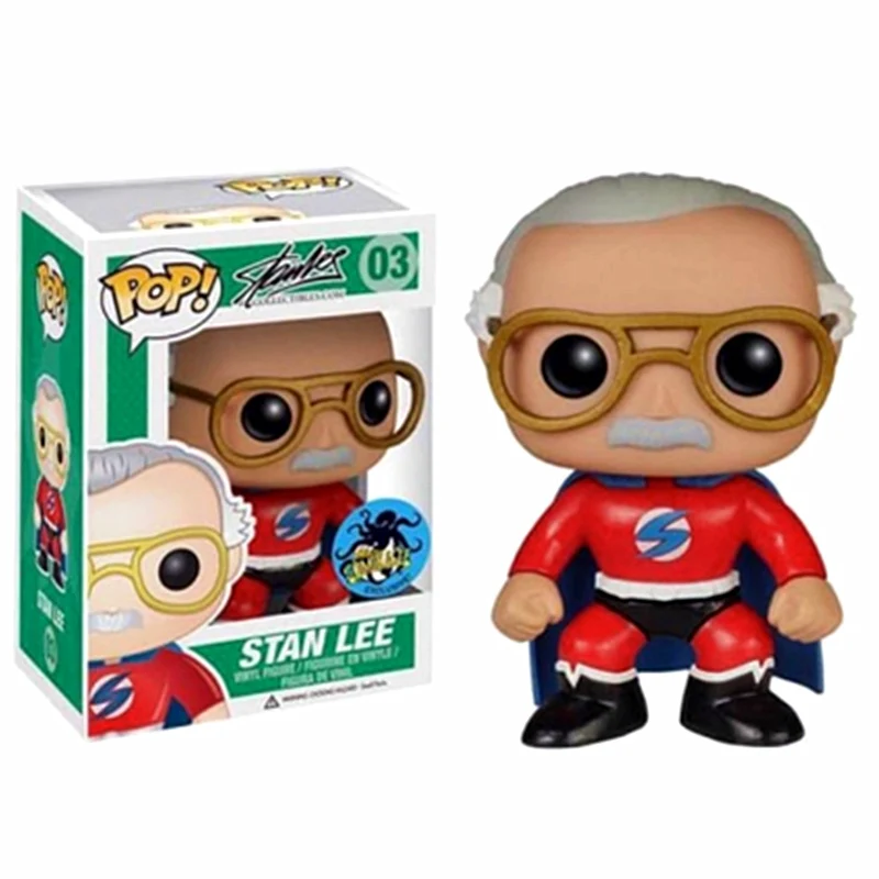 Цвет: желтый FUNKO POP Marvel Мстители: Endgame Стэн Ли и QUAKE виниловые фигурки Коллекция Модель игрушки для детей рождественские подарки - Цвет: Цвет: желтый