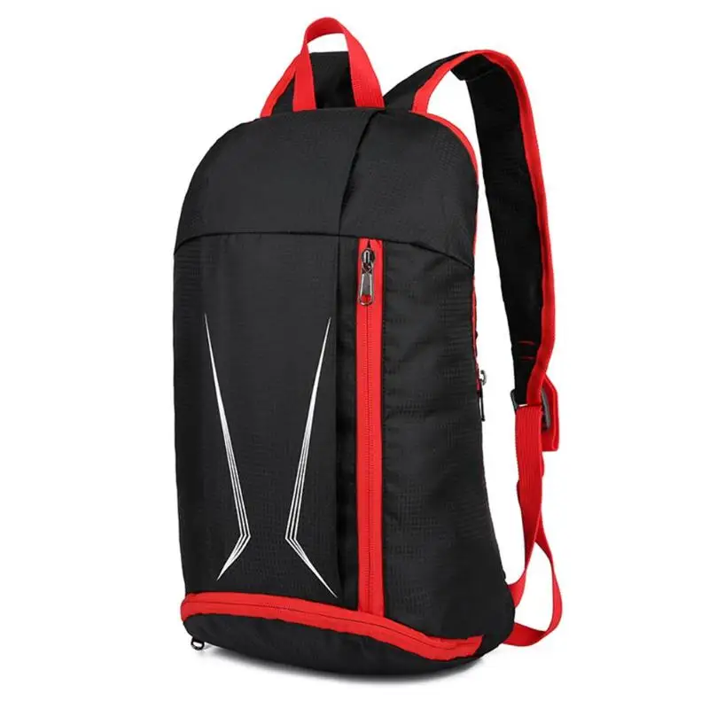 Black add Red 20л спортивные нейлоновые рюкзаки для путешествий, складной водонепроницаемый рюкзак для кемпинга, Детская сумка, высококачественный спортивный рюкзак - Цвет: Black add Red