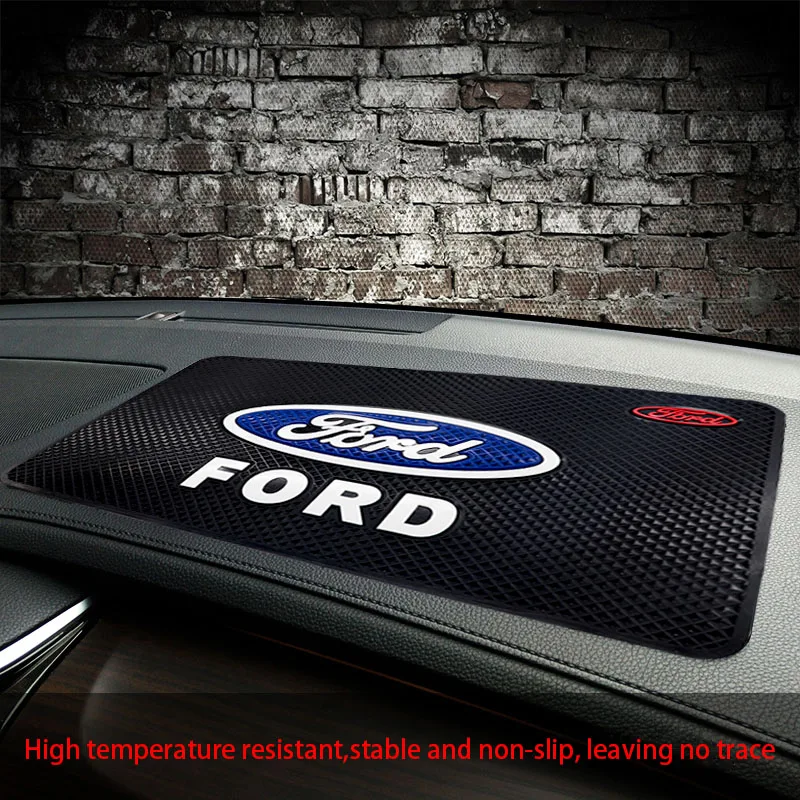 

Car anti-slip mat for car Silicone Car high-viscosity perfume seat cushion Ford-logo anti-slip mat for car