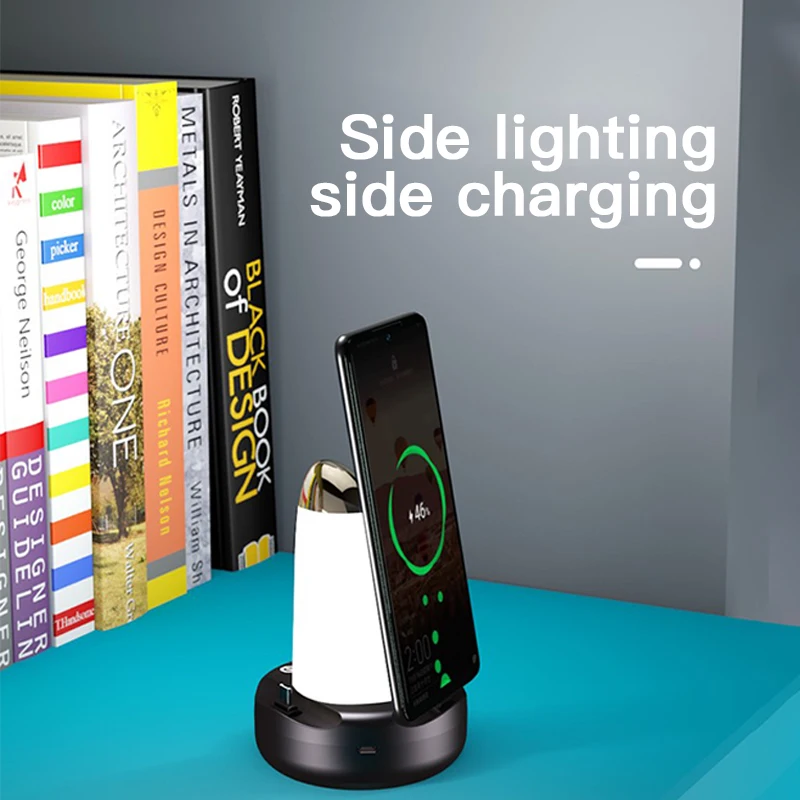 4 In 1 Multifunctional USB Charger High Quality Portable Adjustable Night Light Fast Charging Adapter | Электроника