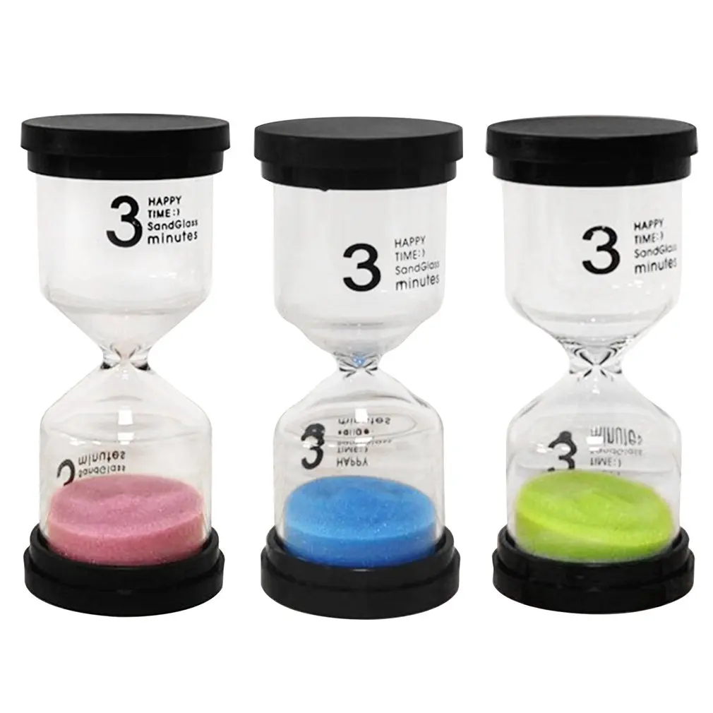

3 Minutes Sand Watch Hourglass Color Glass Sandglass Sand Cook Clock Children Gift Sand Timer Home Decoration