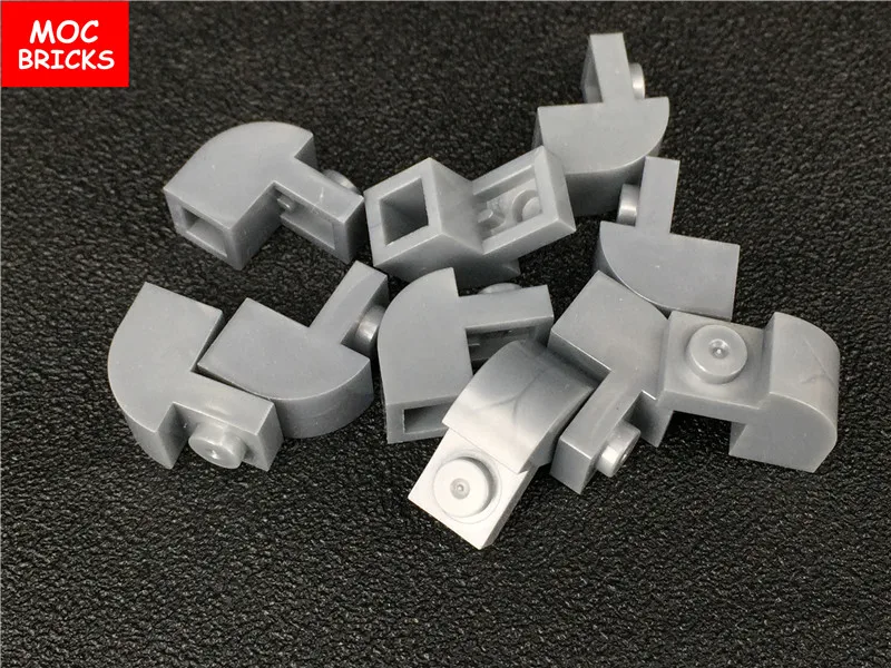 10 шт./лот MOC кирпичи красочный модифицированный кирпич 1x2x1 1/3 с изогнутой верхней