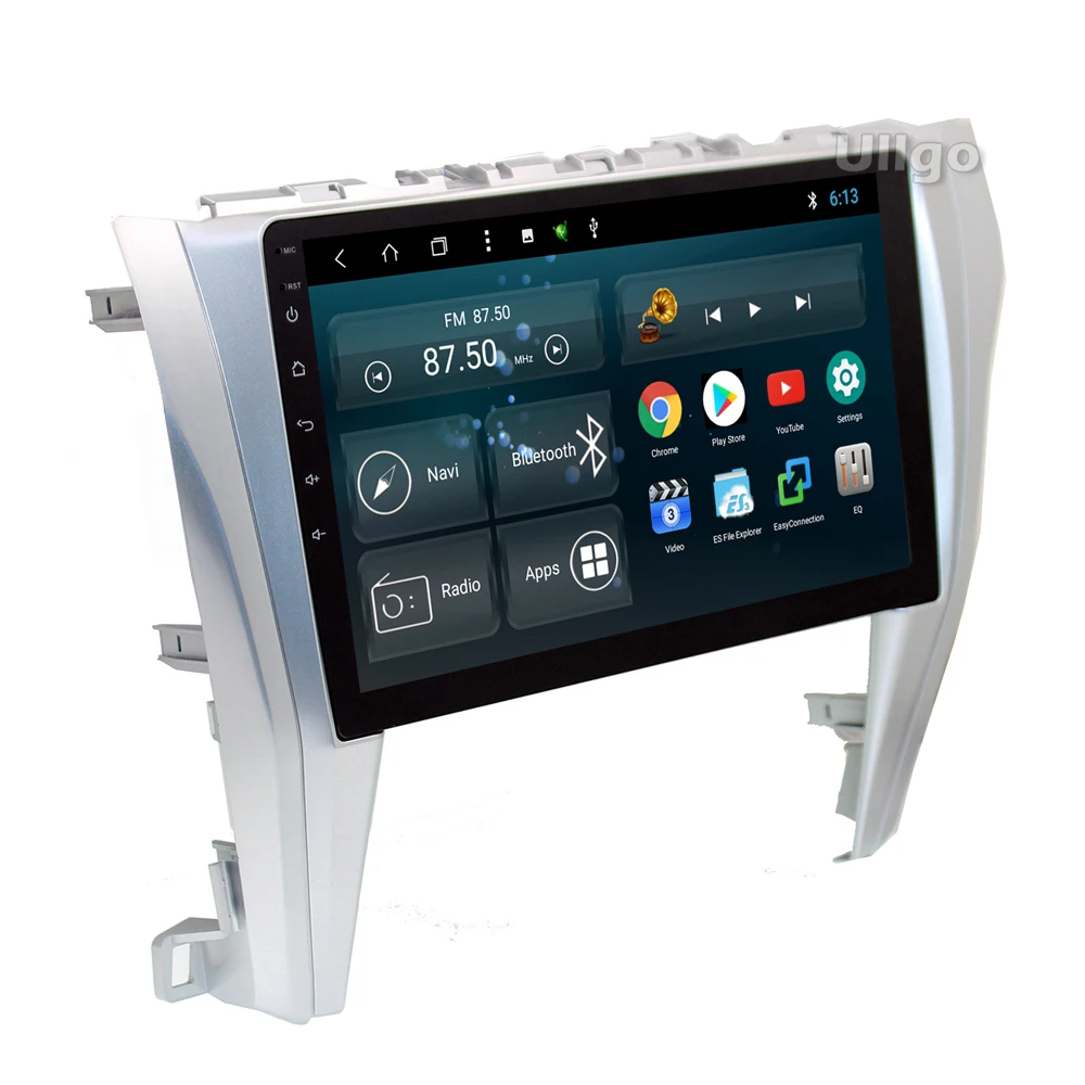 10 1 дюймов Octa Core Android автомобильный DVD GPS для Toyota Camry V55 Авторадио Головной блок с BT