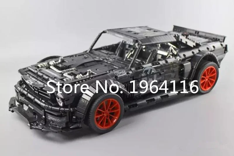 Новинка 23009 техническая серия Ford Mustang Hoonicorn RTR V2 модель автомобиля набор