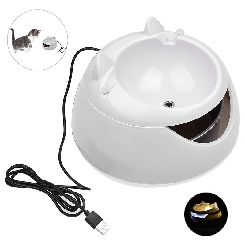 Питомец фонтан для питья кошек Электрический дозатор воды автоматическая