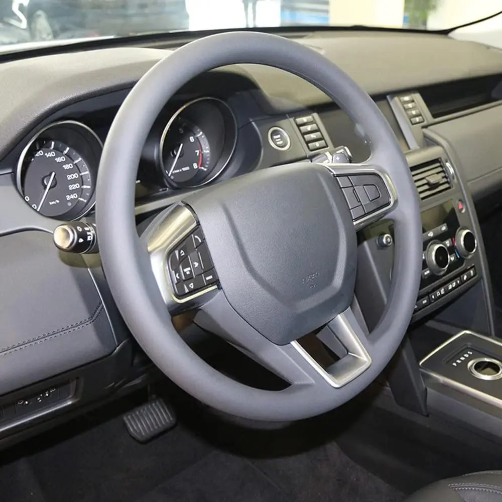 ABS Chrome чехол рулевого колеса автомобиля Trim 1pc для Land Rover Discovery Sport S версия 2015 2016 |