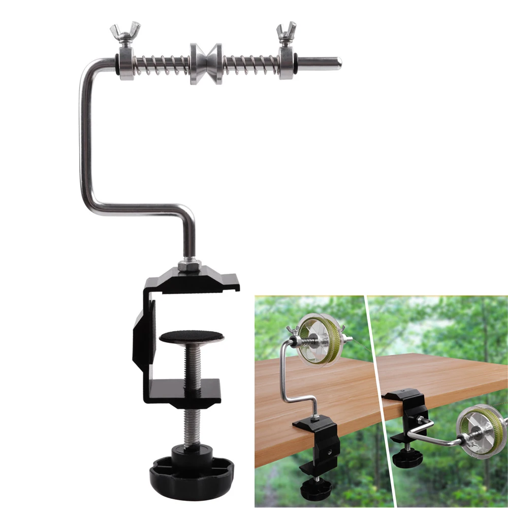 Fishing Line Winder Spooler Adjustable Stable Portable Fishing Line Spooler Spinning Reel Spooling Station System