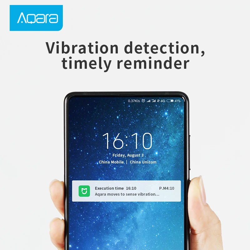 Умный вибродатчик Aqara Zigbee датчик обнаружения движения с приложением Mi