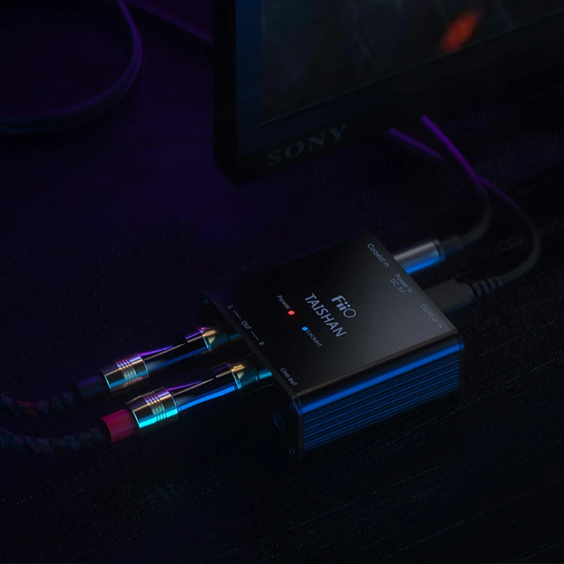 FiiO D03K Digital Audio Decoder MS8416T Receive chip MS4344 DAC Chip Coaxial Optical input 192kHz/24bit RCA/3.5mm output | Электроника