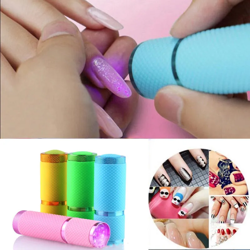 

Mini UV Led Light UV LED Lamp Nail Dryer For Gel Nails 9 LED Flashlight Portability Nail Dryer Machine Nail Art Tools UV Light