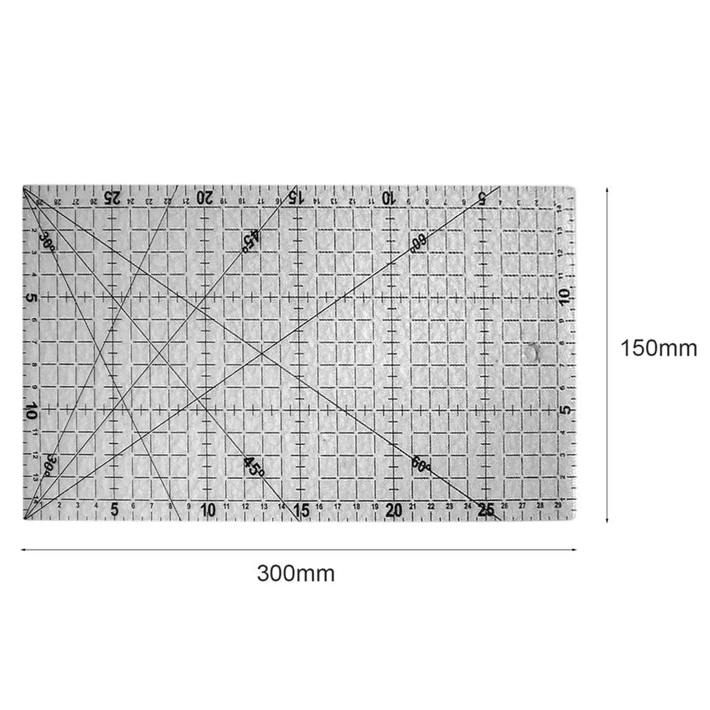 

Acrylic Sew Patchwork Ruler Tailor Tools Sewing Machine Accessories Fabric Sewing Patchwork Ruler High Quality 15*30CM