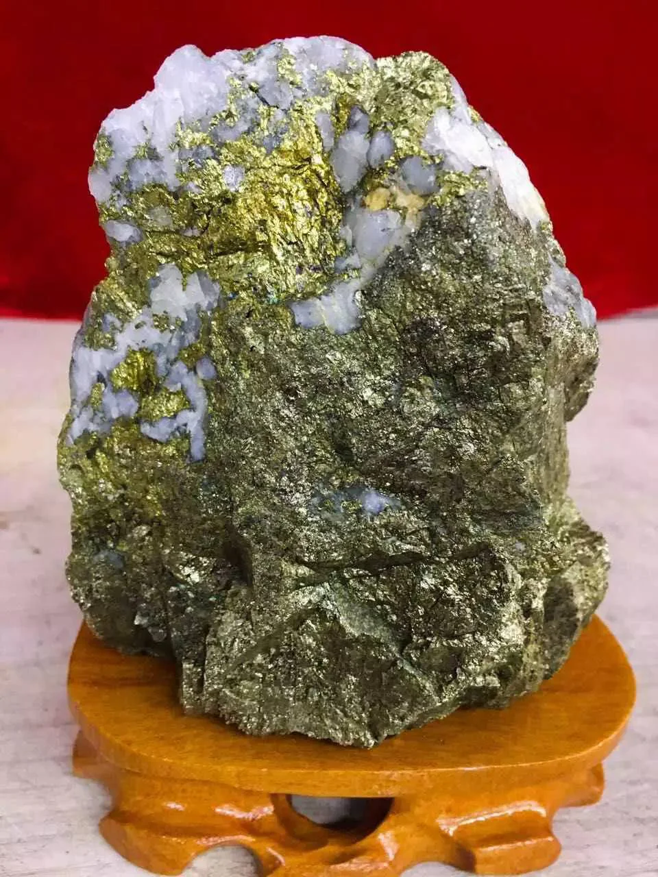 2 в общей сложности натуральный золотой камень минеральный образец Кристалл