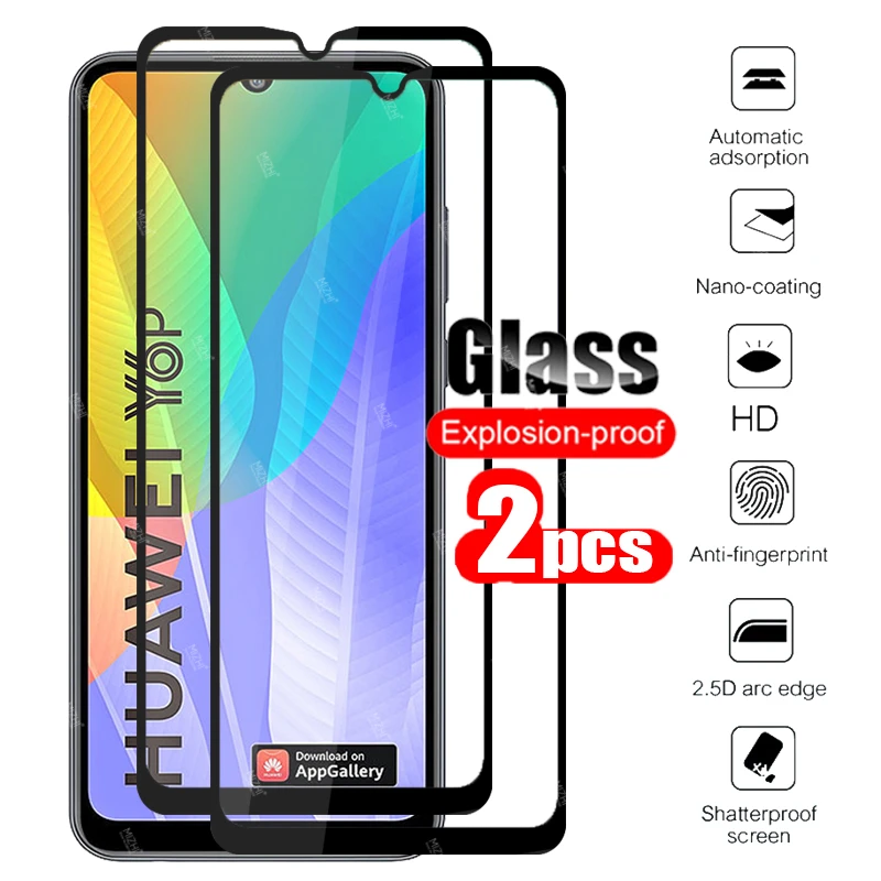

Защитное стекло для huawei y6p huawey y6 p y 6 p на huaweiy6p med-lx9n art-l29 Закаленное стекло Защитная пленка для экрана 6,3''