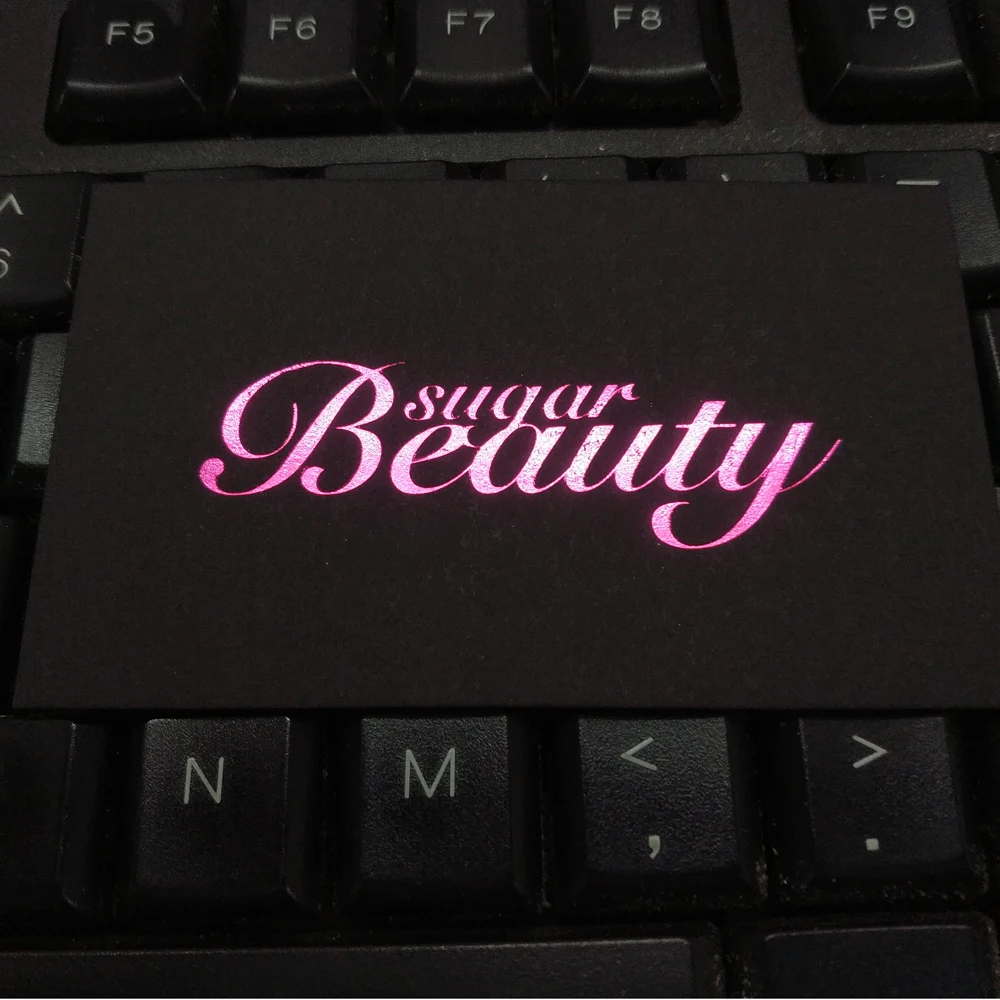 Индивидуальный Логотип визитная карточка из золотой фольги визитные карточки