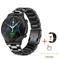 2021 new steel band smart watches mens heartbeat blood pressure information memory sport waterproof smart watch for android ios