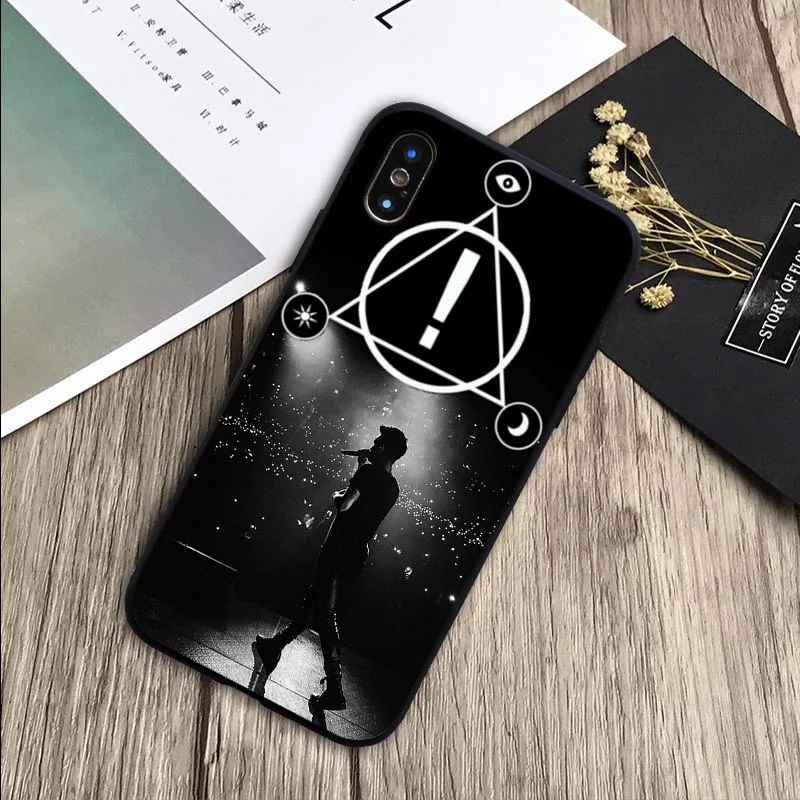 Для X XR XS Max для iPhone 6 6plus 7 8 plus 5 5S SE Brendon Urie Panic at Disco Cover мягкий силиконовый черный чехол для телефона - Цвет: H19071707-06.jpg