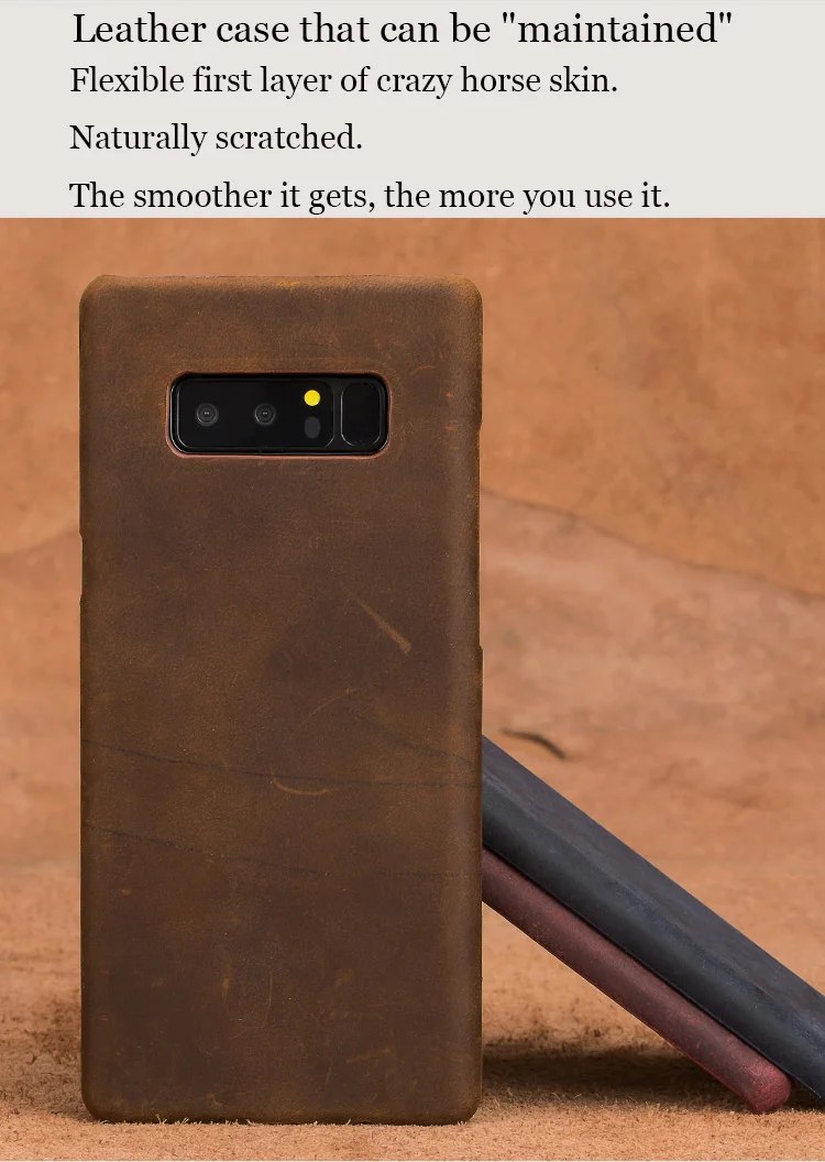 Чехол для телефона из натуральной кожи для samsung Galaxy S8 чехол S8plus S9plus Note 8 подходит для мужчин и женщин защита от падения