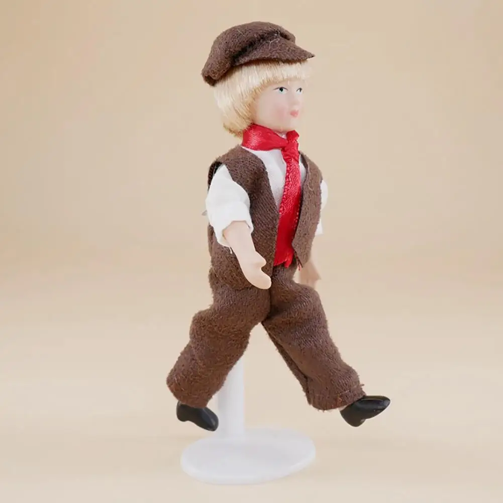 10 см подвижная Керамическая кукла для девочек и мальчиков игрушка творчества 1/12